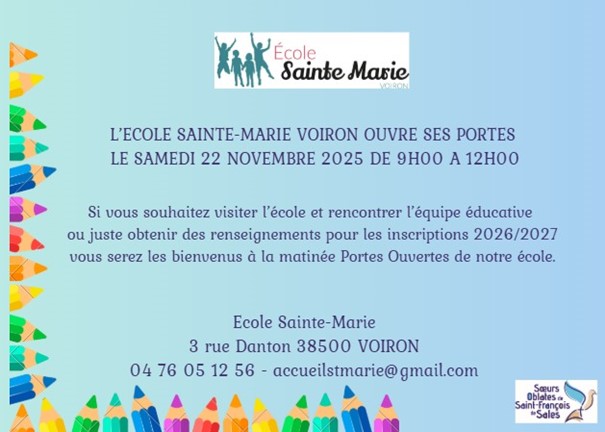 Les inscriptions pour la rentrée 2026-2027 sont ouvertes !