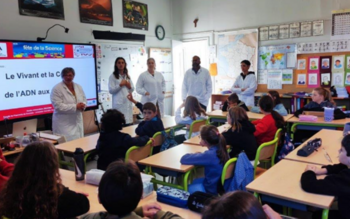 Des chercheurs du CNRS à l’école Sainte Marie